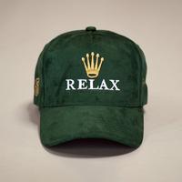 MOJA BASICS Relax - Premium Hat A-Frame Snapback Adjustable - Suede Feel Finish - 5 Panel - USA - Deep Green