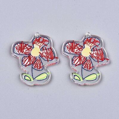Transparent Clear Acrylic Pendants