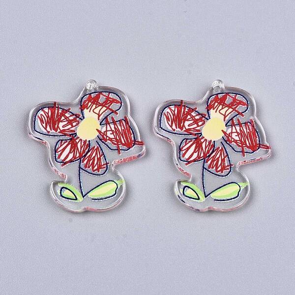 Transparent Clear Acrylic Pendants