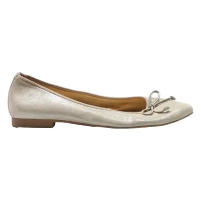 PAUL GREEN Ballet Shoes Silver Suede Womens UK 8