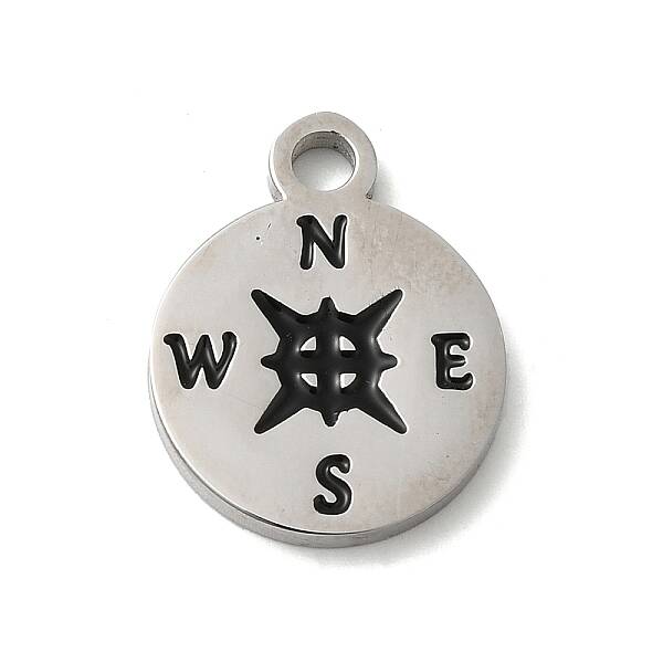 304 Stainless Steel Enamel Pendants