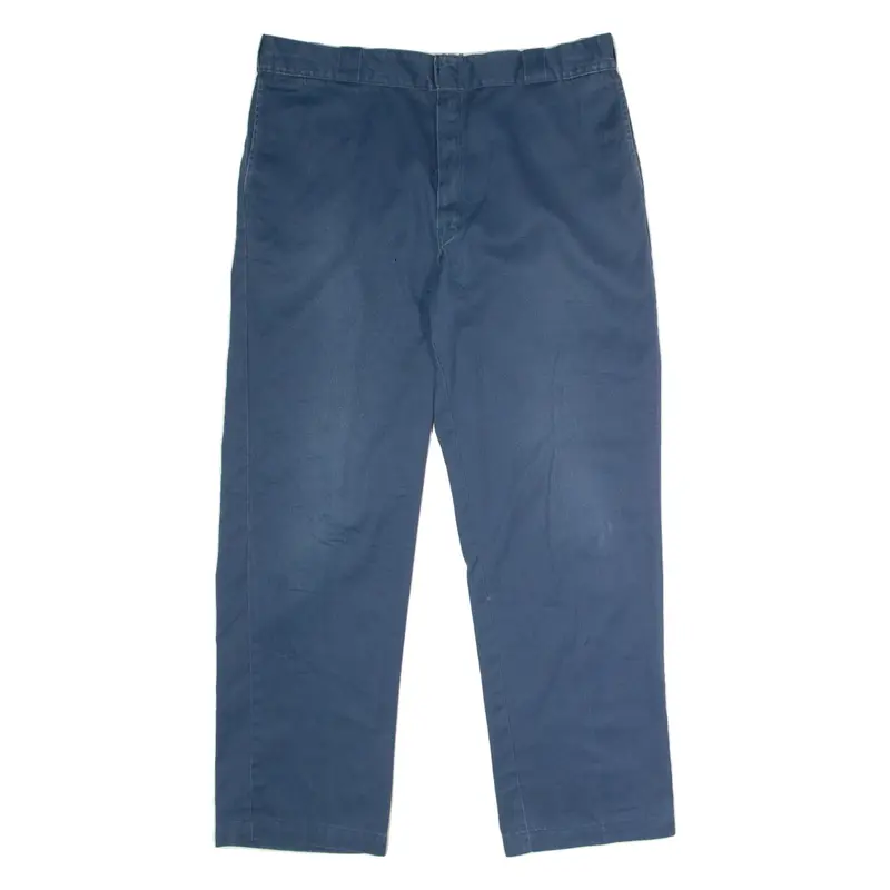DICKIES 874 Workwear Mens Twill Trousers Blue Classic Straight W40 L32