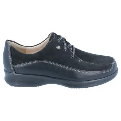 Finn Comfort Acapulco Leather Women's Lace Up Shoes - Black - Size:US 7.5 Women