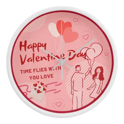 Time Flies with Love - Valentine’s Day Wall Clock