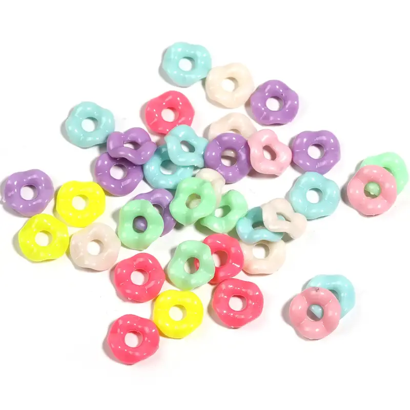 【B118】 Acrylic Wreath with Handmade Beading Material for Fresh and Sweet Jewelry Accessories and Toy Jewelry Beads