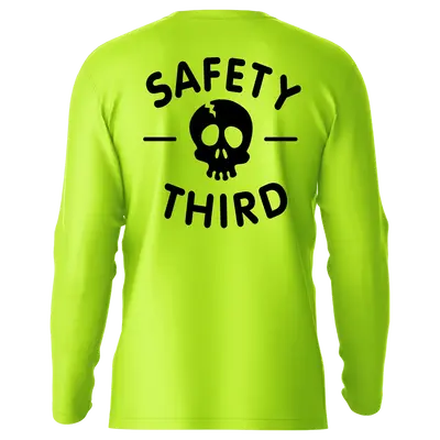 Safety Third - Hi-Visibility UPF 50 Long Sleeve Sun Shirt