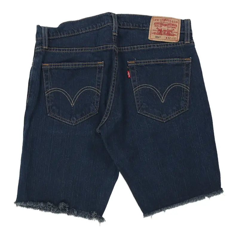 514 Levis Denim Shorts - 32W 11L Dark Wash Cotton