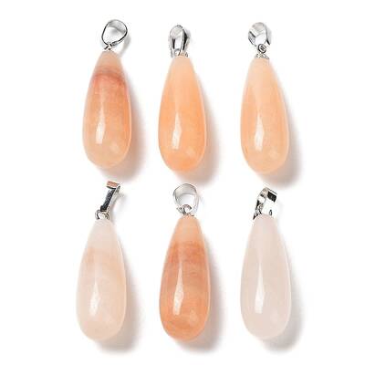 Natural Red Aventurine Pendants