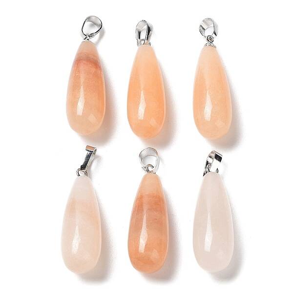 Natural Red Aventurine Pendants