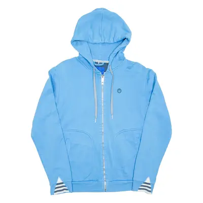 ADIDAS Womens Blue Hoodie Full Zip S