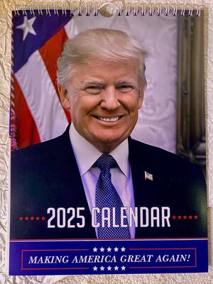 Donald Trump Maga Calendar 2025 Wall Calendar Gift