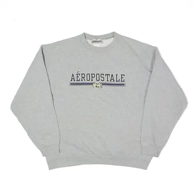 AEROPOSTALE Sweatshirt Grey Mens M
