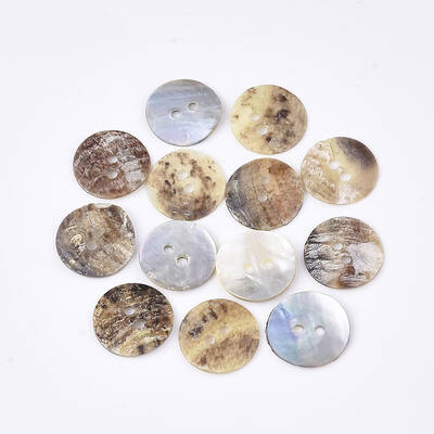 2-Hole Mother of Pearl Buttons
