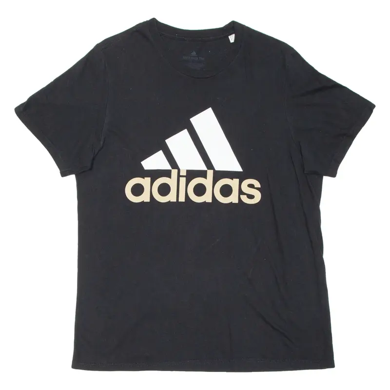 ADIDAS Mens T-Shirt Black L