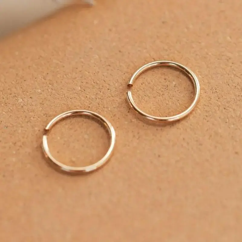 Hello Adorn Tiny Hoop Earrings - Any Occassion Small Hoop Jewelry - Women's Fashion Accessory