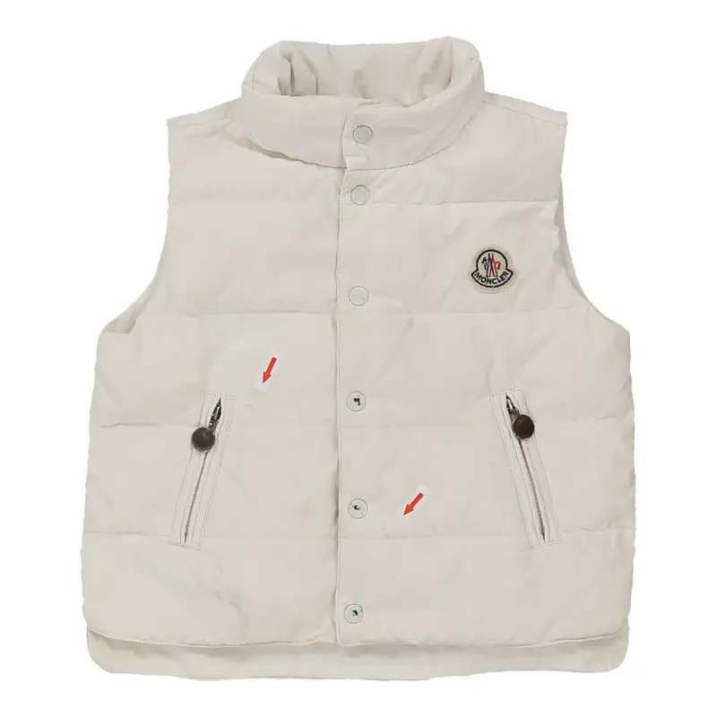 Age 2 Moncler Gilet - XS Cream Down | Size: x-small