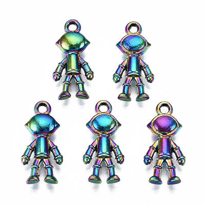 Rainbow Color Alloy Pendants