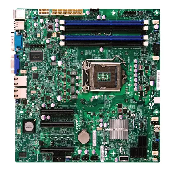Supermicro X9SCL-O | Socket LGA-1155 Intel C202 Chipset microATX System Board (Motherboard) Supports Xeon E3-1200/Core i3/Pen...