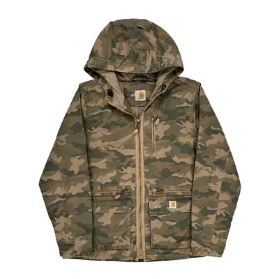 Carhartt Camo Jacket - Medium Khaki Cotton