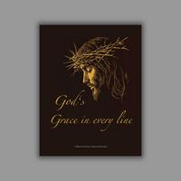 God's Grace in Every Line-Inspirational Christian Coloring Tracing & Drawing Book |The Life Story of Jesus|A4 Thick Paper|Cre...