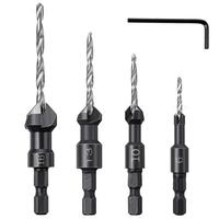 Wood Countersink Drill Bit Set, Power Tool Accessories, Hardware, Cutting, Heavy Duty, Tools, Construction Tools