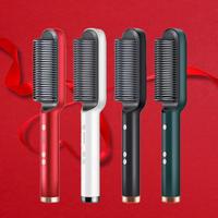 Portable Wireless Hair Straightener Brush, 1 Box Negative Ion Hair Straightening Comb, Hair Styling Tool for Home & Travel