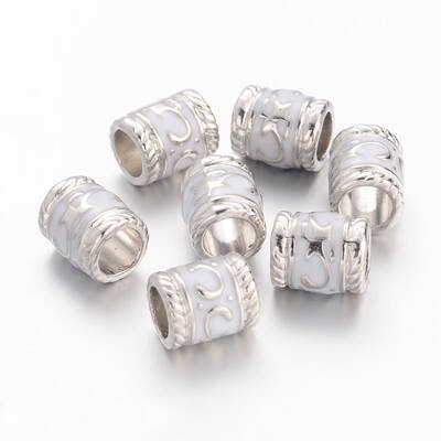 Enamel Alloy European Beads