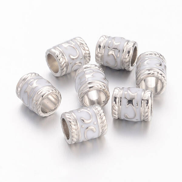 Enamel Alloy European Beads
