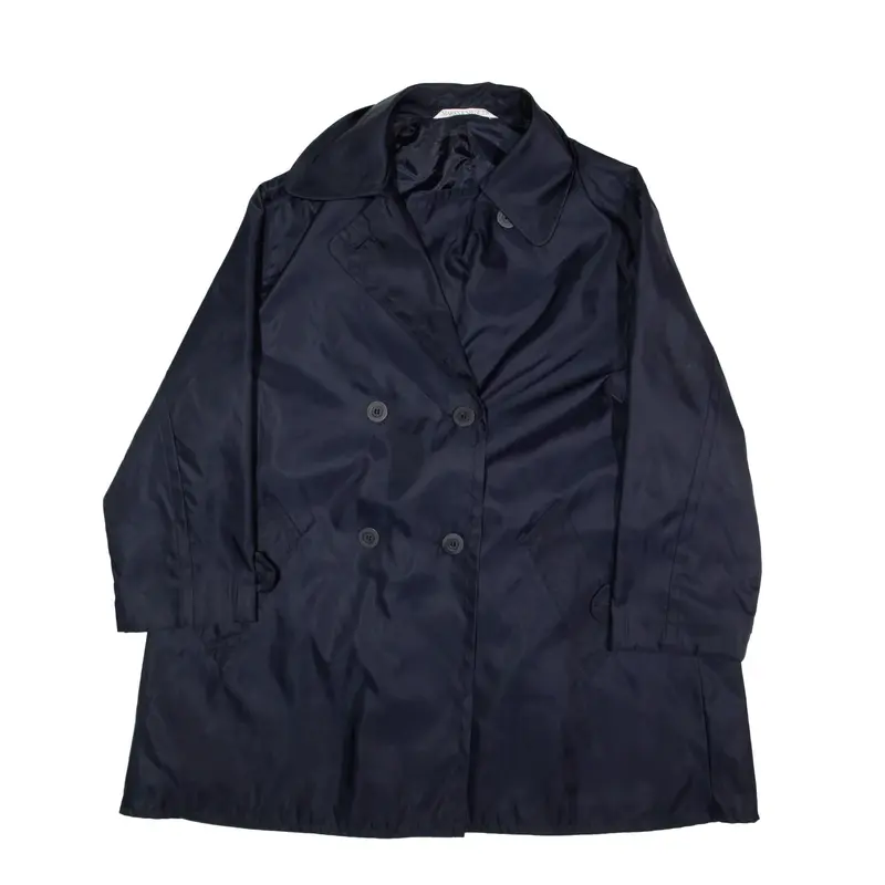 MARKS & SPENCER Overcoat Jacket Blue Womens L