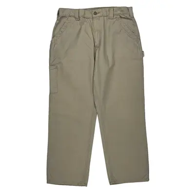Carhartt Carpenter Trousers - 35? Waist Beige Cotton