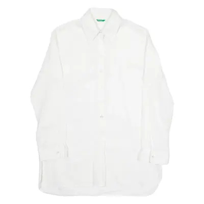 Womens Shirt White Long Sleeve M