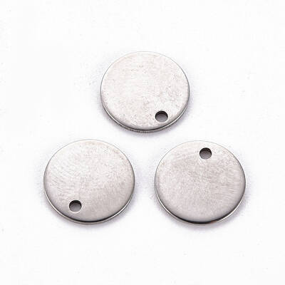 Non-Tarnish 201 Stainless Steel Stamping Blank Tag Pendants