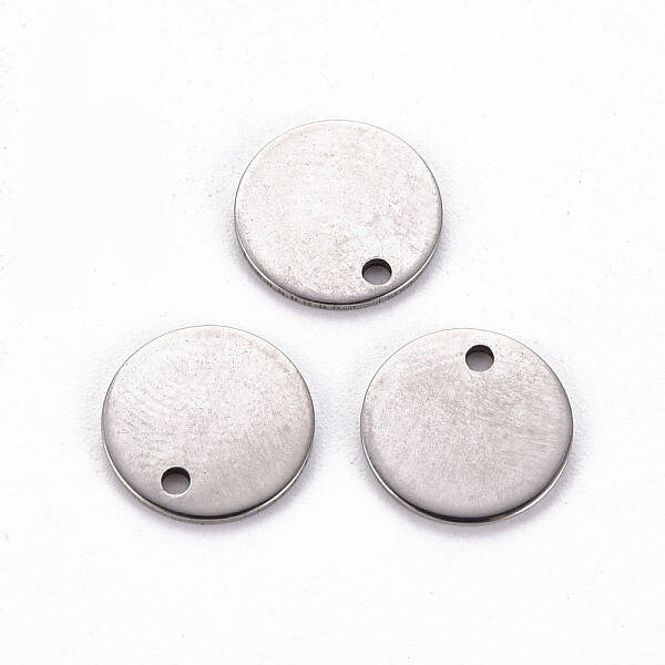 Non-Tarnish 201 Stainless Steel Stamping Blank Tag Pendants