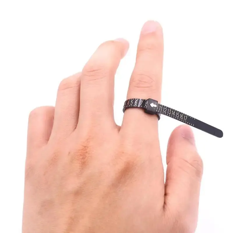 Ring Size Measuring Tape (1 Piece), Reusable Ring Sizer, Hand Size Measuring Tape, Professional Hand Measuring Tool