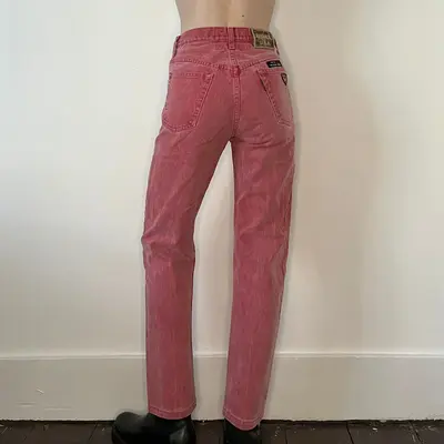 Avirex Jeans - 24W UK 4 Red Cotton