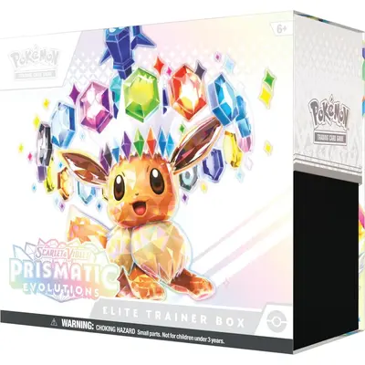 Pokemon: Scarlet & Violet Prismatic Evolutions Elite Trainer Box
