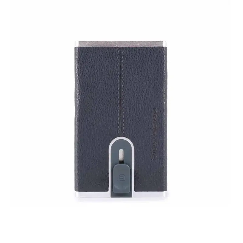 Piquadro Men's Blue Leather Wallet Square Sliding System PP4891B3RBLU4