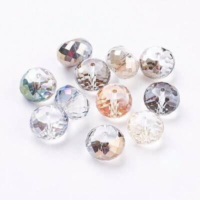 Electorplated Glass Beads