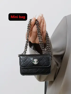 Women's Fashionable Chain Strap Crossbody Bag, Casual Versatile Shoulder Bag for Daily Commuting, Versatile Travel, Shopping,...