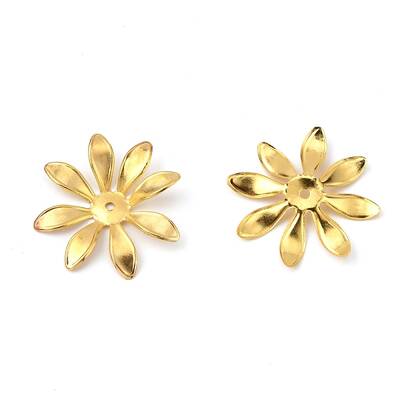 Multi-Petal Iron Bead Caps