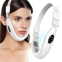 Summer Smart Beauty Belt, Electric V-type Facial Massager Electric Facial Vibration Constant Temperature Beauty Instrument, B...