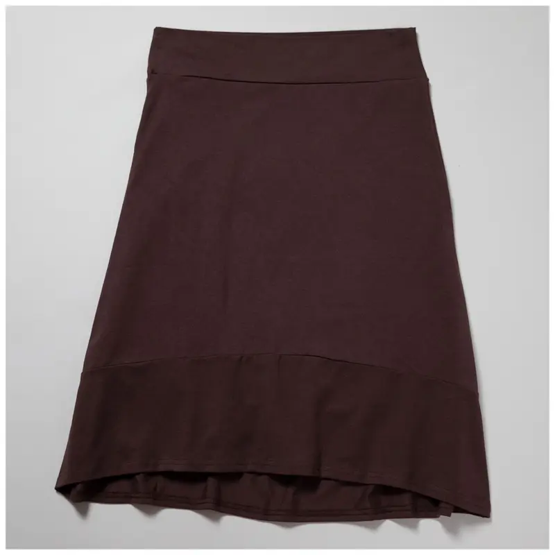 Organic High Low Skirt - Red - L