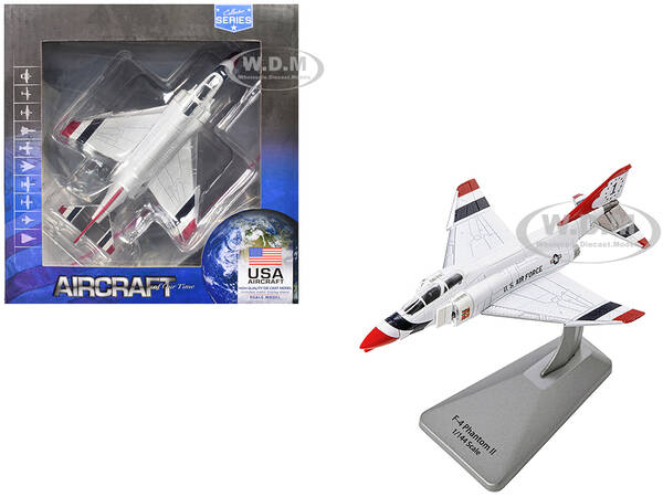 McDonnell Douglas F-4 Phantom Aircraft No. 1 Thunderbirds United States Air Force Collector Series 1/144 Diecast Model by Air...