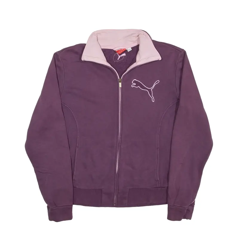PUMA Track Jacket Purple Womens UK 10