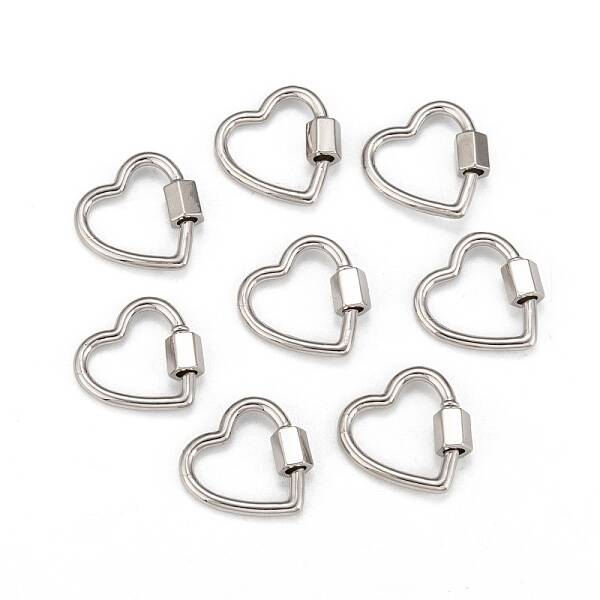 Brass Screw Carabiner Lock Charms
