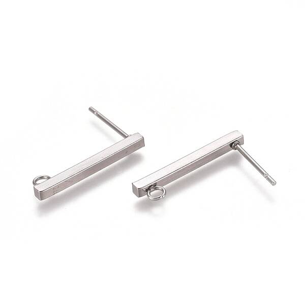 Non-Tarnish 304 Stainless Steel Stud Earring Findings