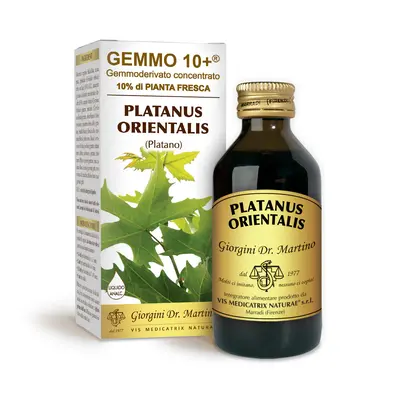 Dr Giorgini gemmo 10+ platano 100 ml alcohol-free liquid