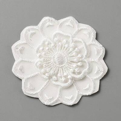 Computerized Embroidery Lace Self Adhesive/Sew on Patches