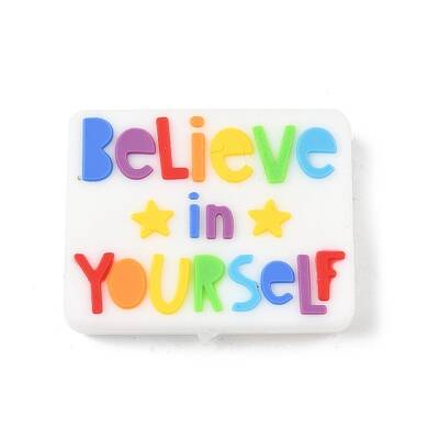 Word Silicone Focal Beads