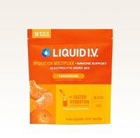 Liquid I.V. Hydration Multiplier +Immune Support - Tangerine - Hydration Powder Packets | Electrolyte Powder Drink Mix | Conv...